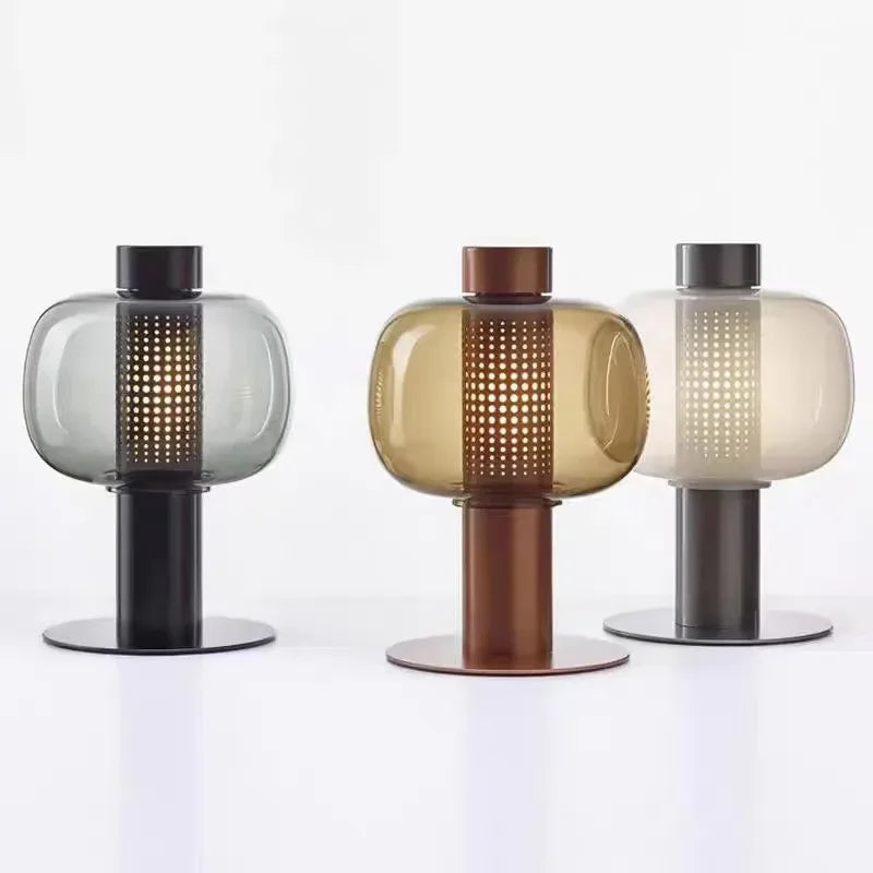 Lampe Moderne En Verre de Table Design Nordique