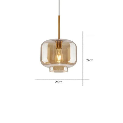 Nordic Minimalist Decorative Glass Pendant Light