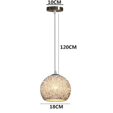 Modern Colorful Wire Pendant Light