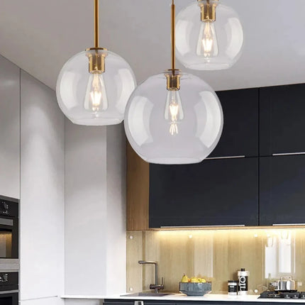 Nordic Minimalist Decorative Glass Pendant Light