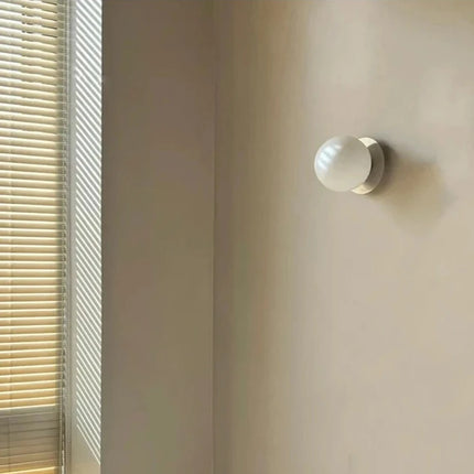 Nordic Round Glass Wall Light