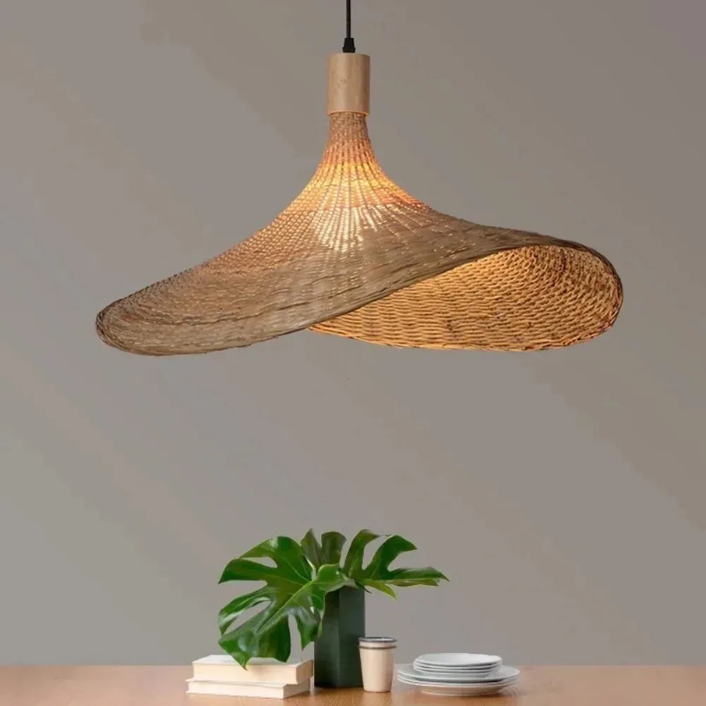 Small Modern Bamboo Lampshade