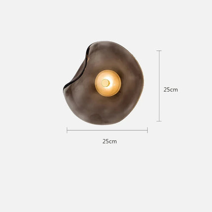 Modern Glass Circular Wall Light