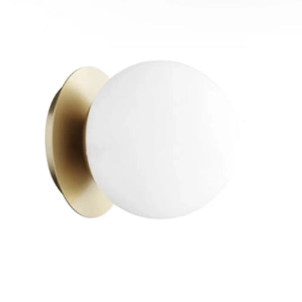 Nordic Round Glass Wall Light