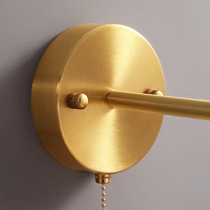 Applique cuivre & céramique rainurée rectangulaire