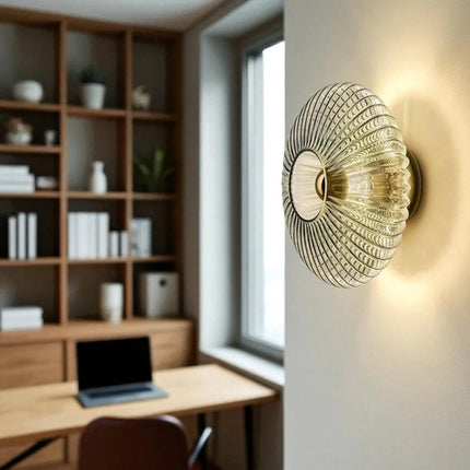 Applique Murale Rétro Verre LED Moderne