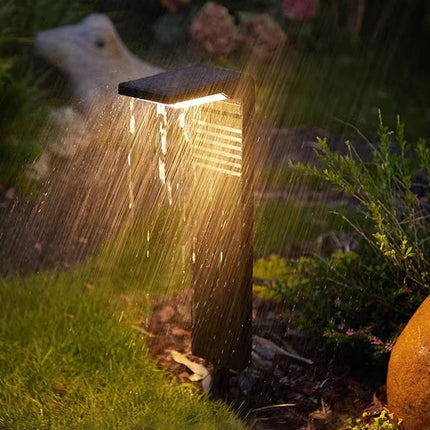 Moderne Solar-Gartenlampe