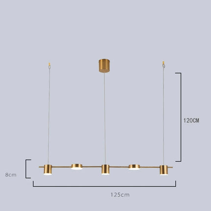 Nordische minimalistische LED-Kronleuchter-Pendelleuchte