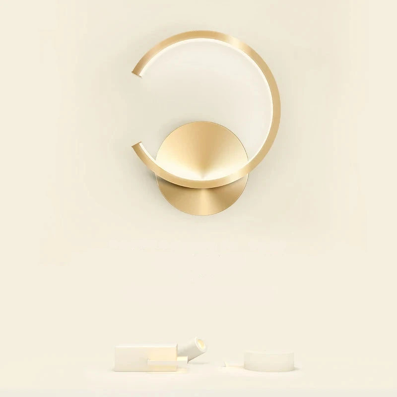 Modern LED Circular Arc Wall Light