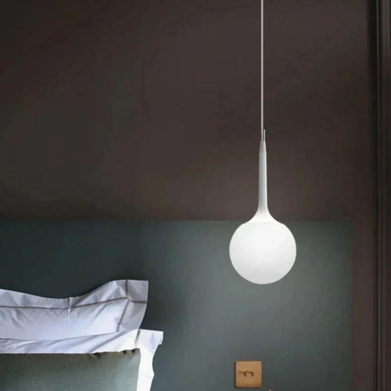 Lampe Boule en Verre Suspendue LED