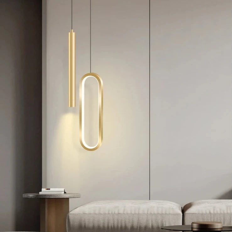 Double Nordic Minimalist LED Pendant Light