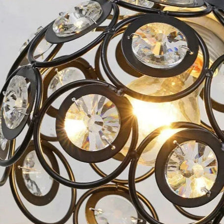 Circular Ceiling Light Design Crystal Light