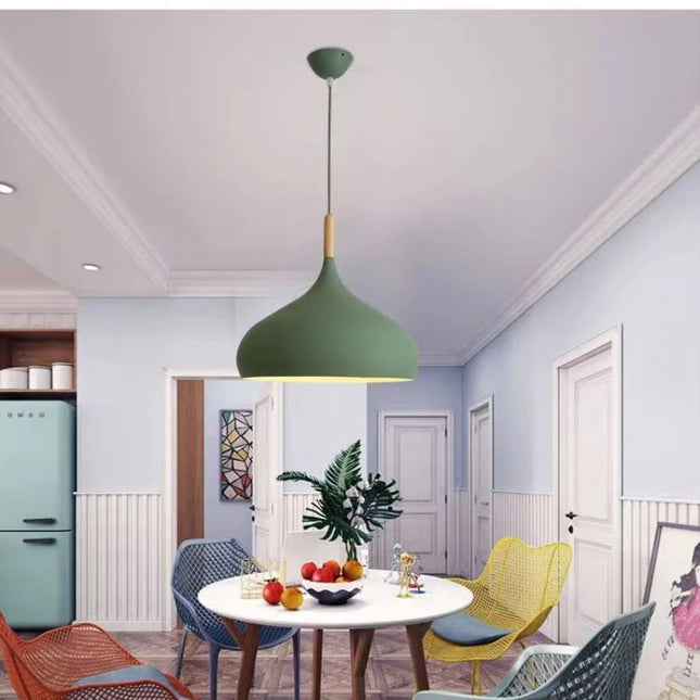 Bunte nordische Pendelleuchte, minimalistisches Design