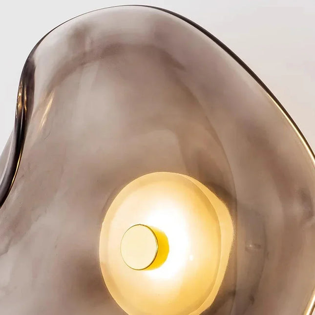 Modern Glass Circular Wall Light