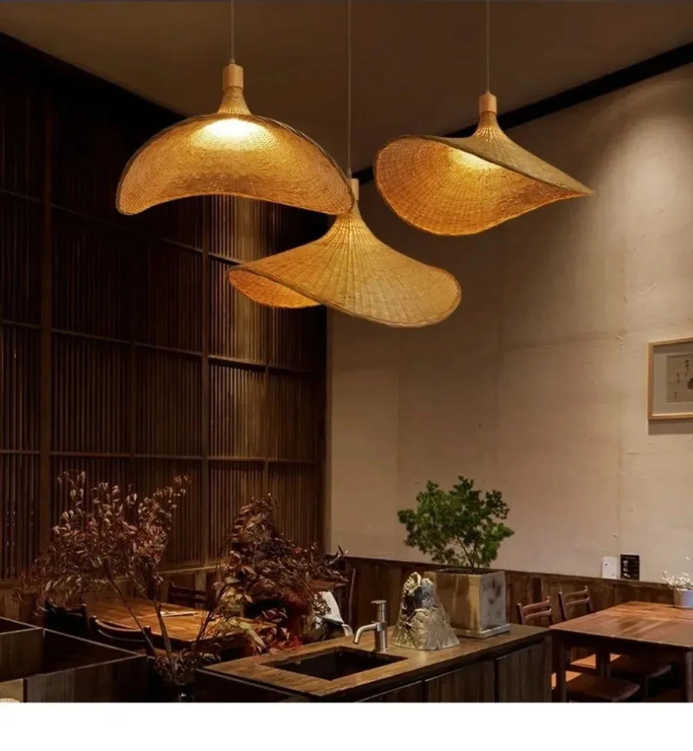 Small Modern Bamboo Lampshade