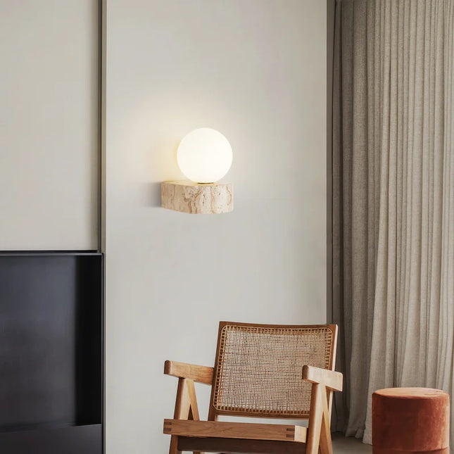 Nordic Stone LED-Wandleuchte