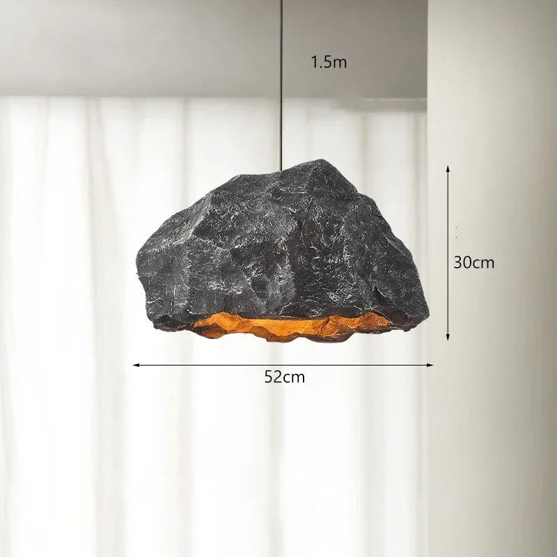 Nordic Creative Rock Effect Irregular Suspension