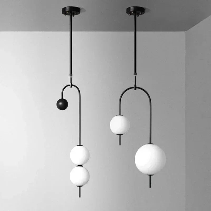 Creative Glass Ball Pendant Light with Nordic Design