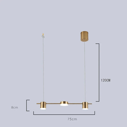 Nordische minimalistische LED-Kronleuchter-Pendelleuchte