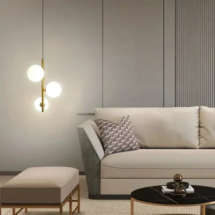 Nordic Modern Vertical Arm LED Pendant Light