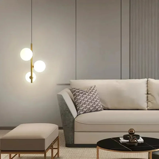 Nordic Modern Vertical Arm LED Pendant Light