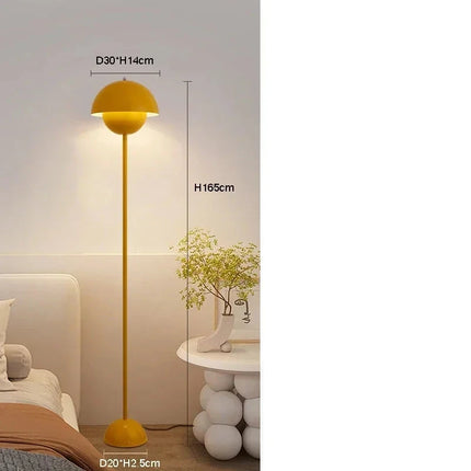 Lampadaire Nordique Champignon Coloré