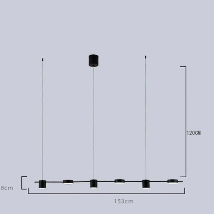 Nordische minimalistische LED-Kronleuchter-Pendelleuchte