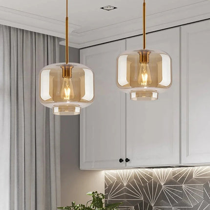Nordic Minimalist Decorative Glass Pendant Light