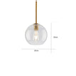 A - Transparent - 20 cm / White hot