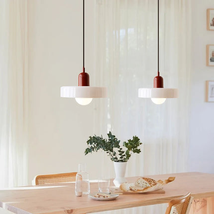 Nordische Retro-Glas-Pendelleuchte