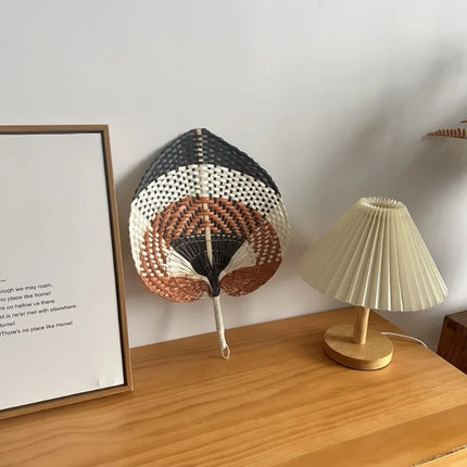 Hand-Woven Bamboo Decorative Fan