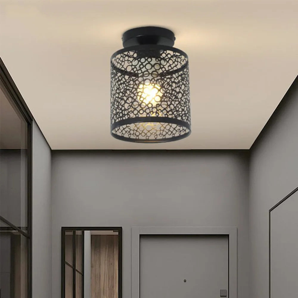 Modern Retro Design Iron Ceiling Light