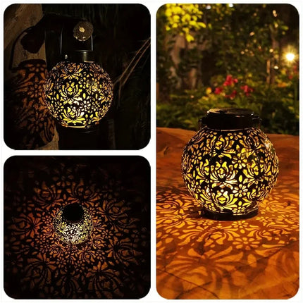Dekorative LED-Solarlaterne
