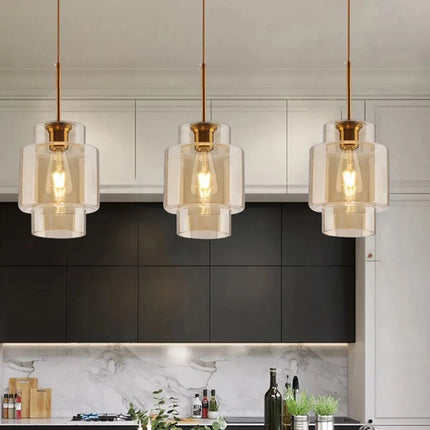 Nordic Minimalist Decorative Glass Pendant Light