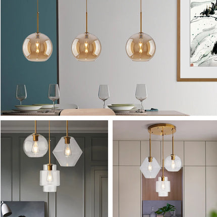Nordic Minimalist Decorative Glass Pendant Light