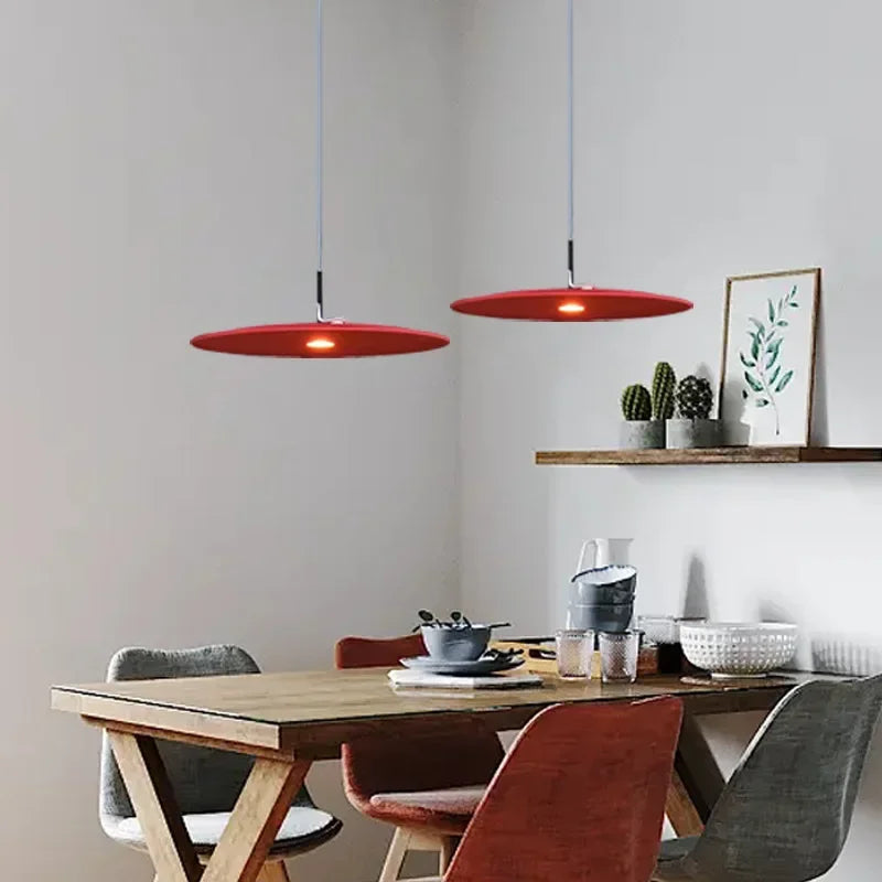 Italian Circular Flat LED Suspension