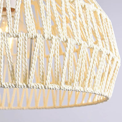 Natural Handwoven Hemp Pendant Light