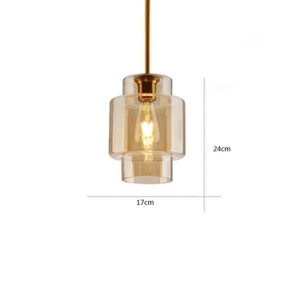 Nordic Minimalist Decorative Glass Pendant Light