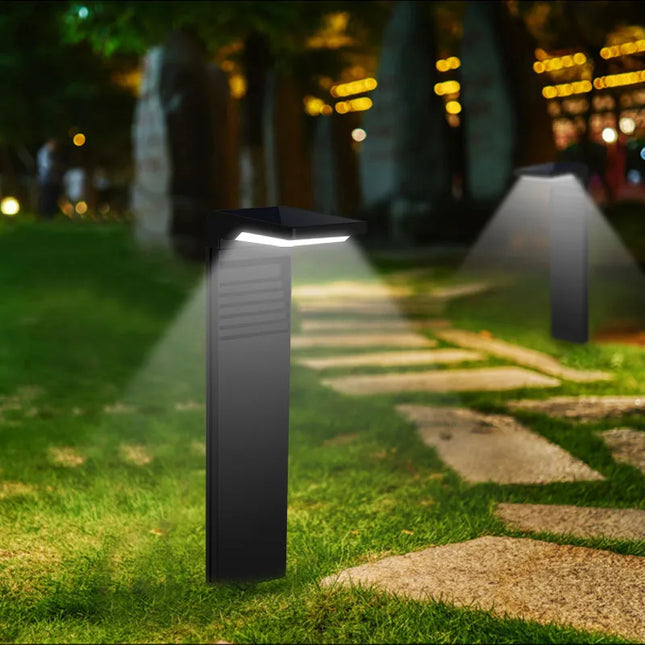 Moderne Solar-Gartenlampe