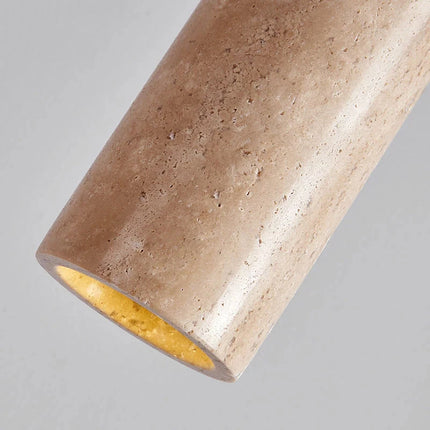 Natural Stone LED Pendant Light Design