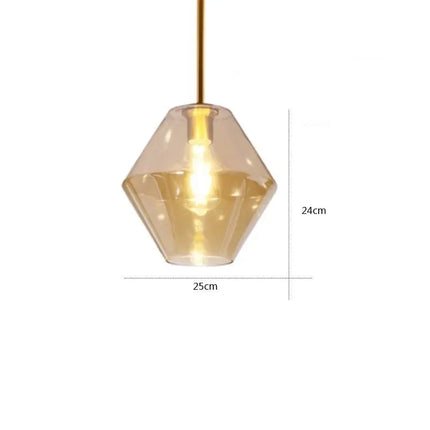 Nordic Minimalist Decorative Glass Pendant Light