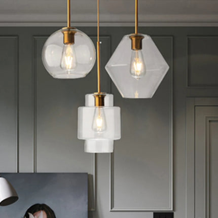 Nordic Minimalist Decorative Glass Pendant Light
