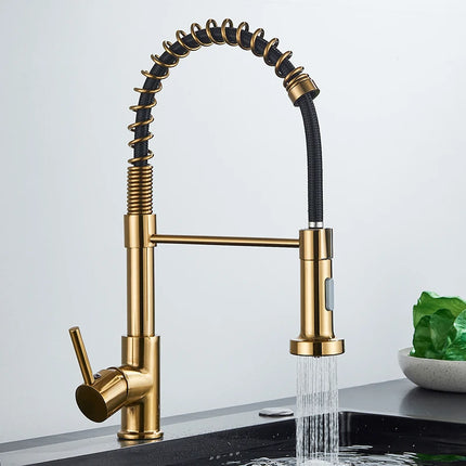 Gold Design Wasserhahn 360° Drehung