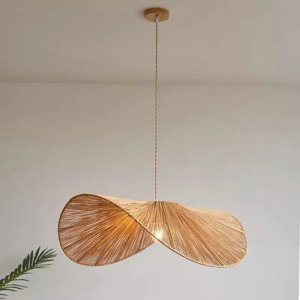 Natürliche Rattan-Pendelleuchte