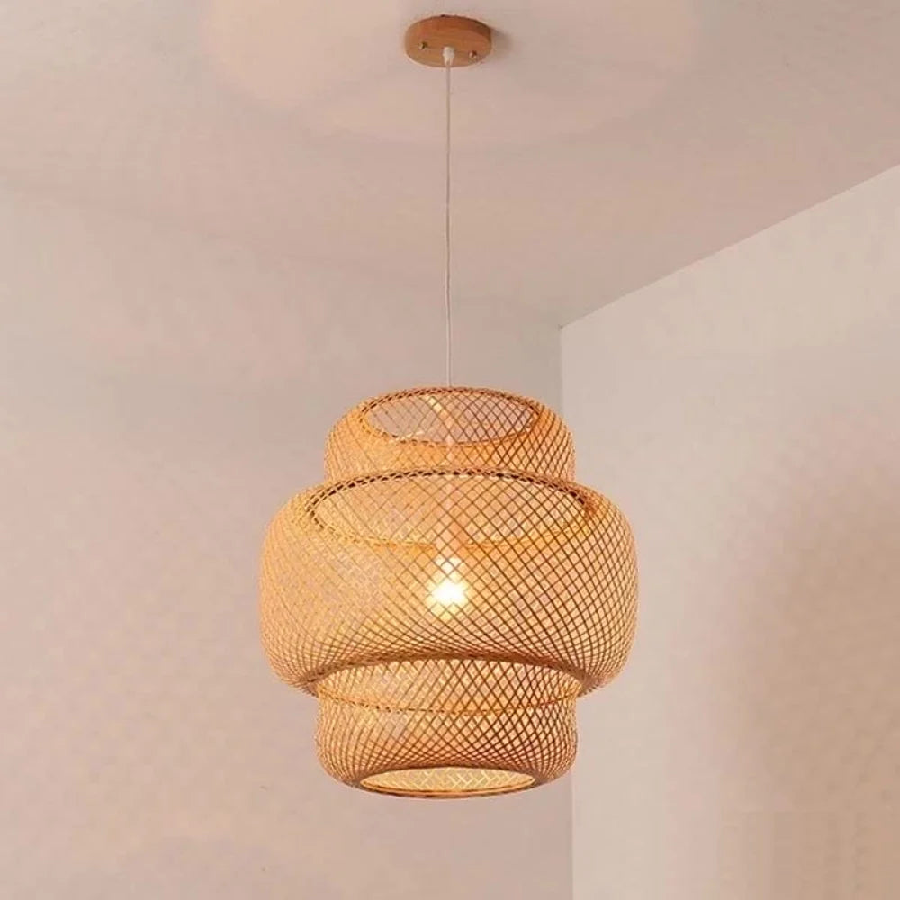 Handmade Bamboo Hanging Lamp