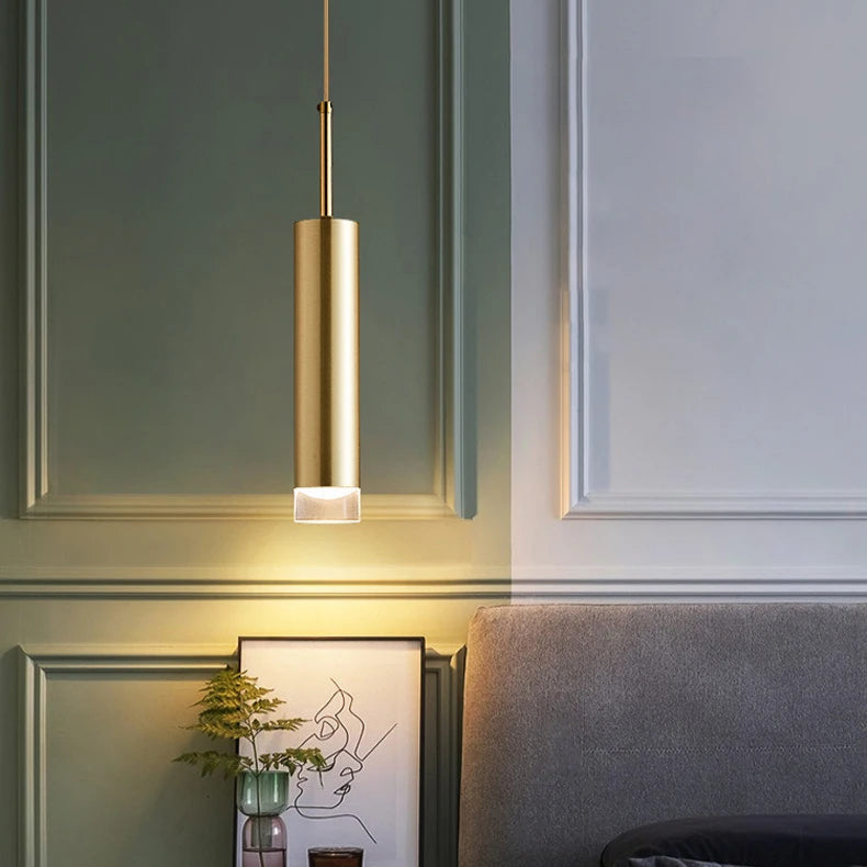 Modern Design Gold Tube Suspension