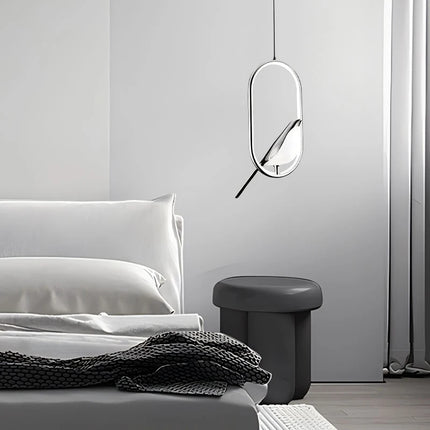 Minimalist Gold Bird LED Pendant Light