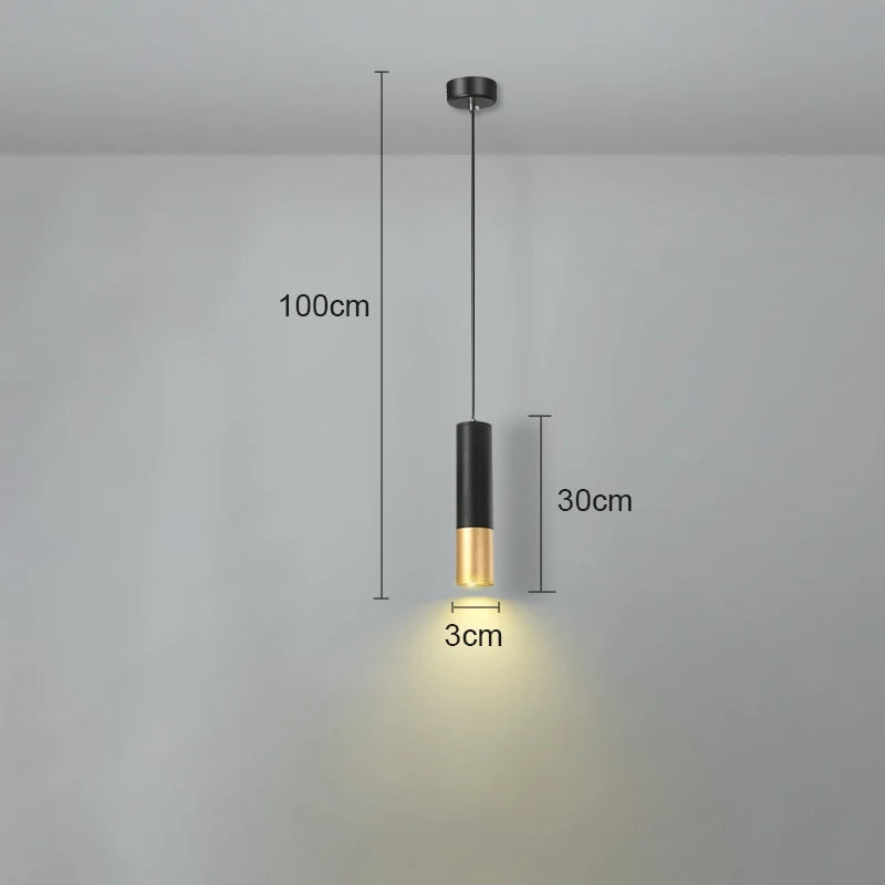 Double Suspension Nordique Minimaliste LED