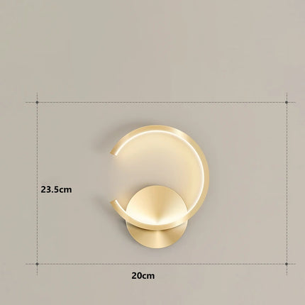 Circular Arc LED Wall Light