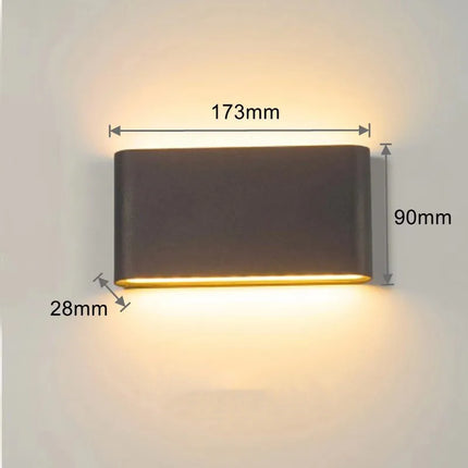 Applique Murale Étanche Rectangulaire LED
